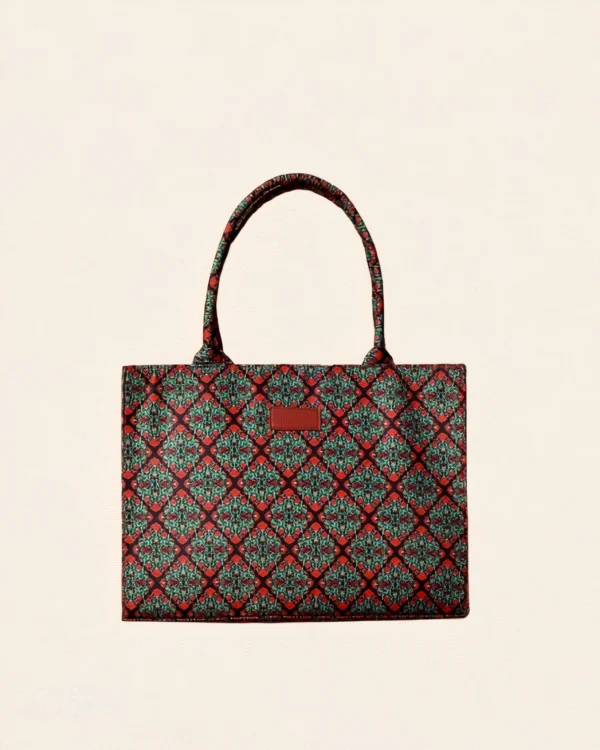 Kolkata Fabric Print Tote Bag