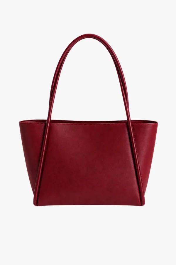 Arc Handle Totebag Maroon