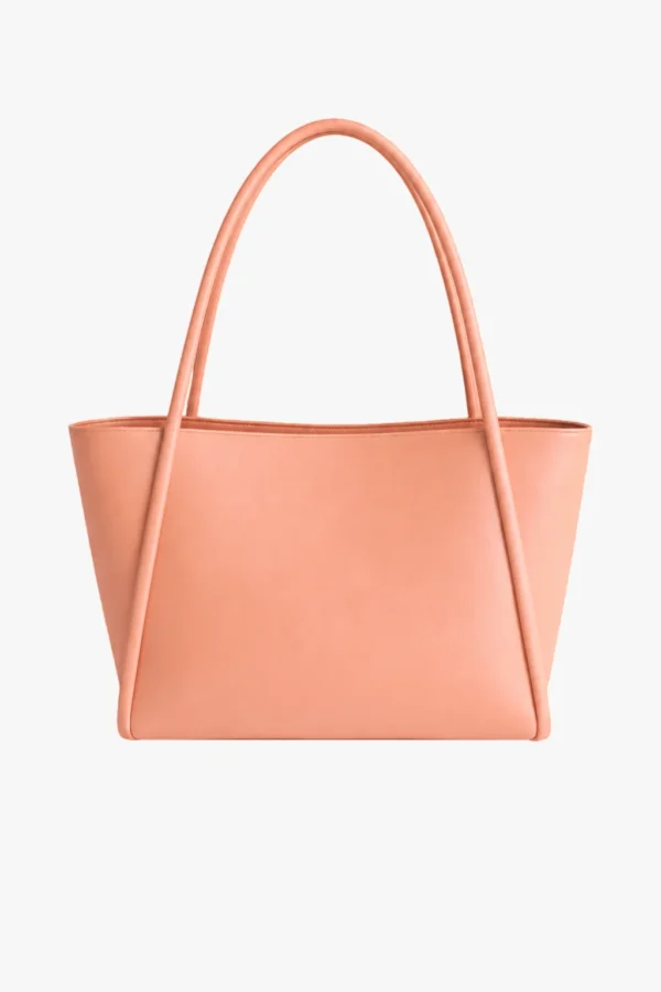 Arc Handle Totebag Peach