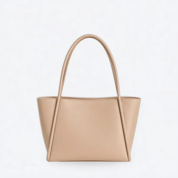 Arc Handle Totebag Beige