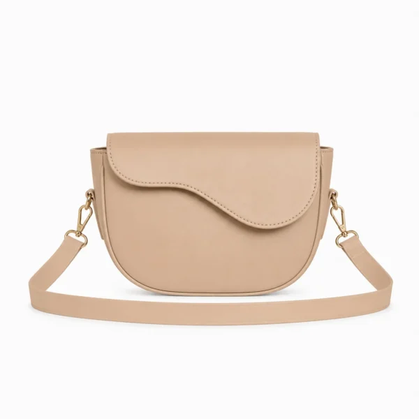 Beige wavy Bag