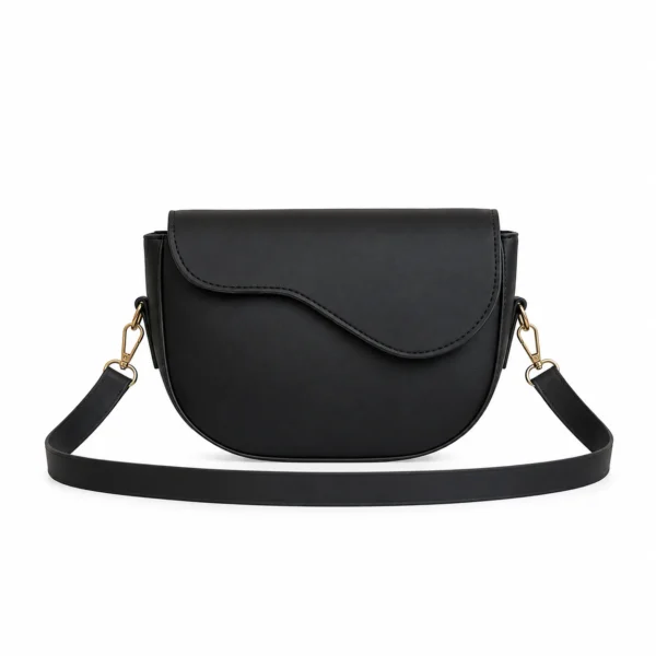 Black wavy Bag