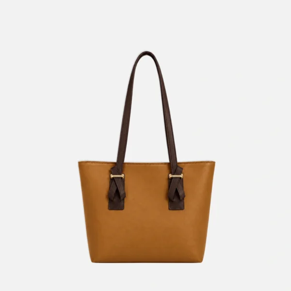 Belted Luxe Tote Bag Mustard