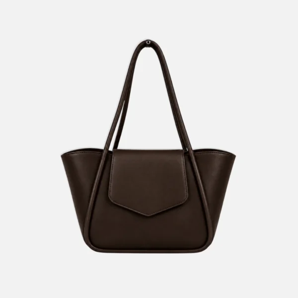 Mira Magnetic Flap Tote Bag Coffee